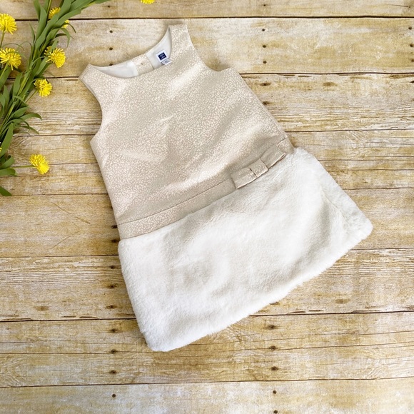 Janie & Jack Rachel Zoe Cheetah Faux Fur Dress - Picture 3 of 8